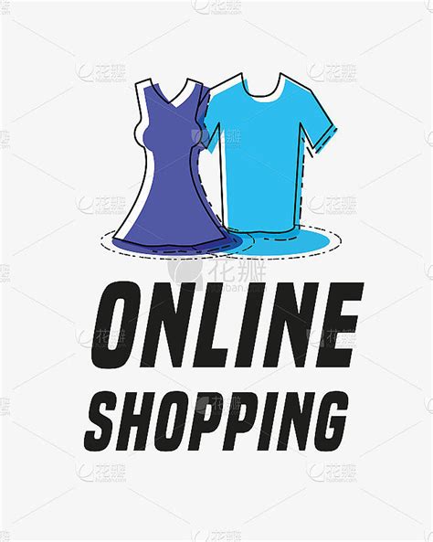 女孩在网上买衣服。安全的购买。网上购物的概念。