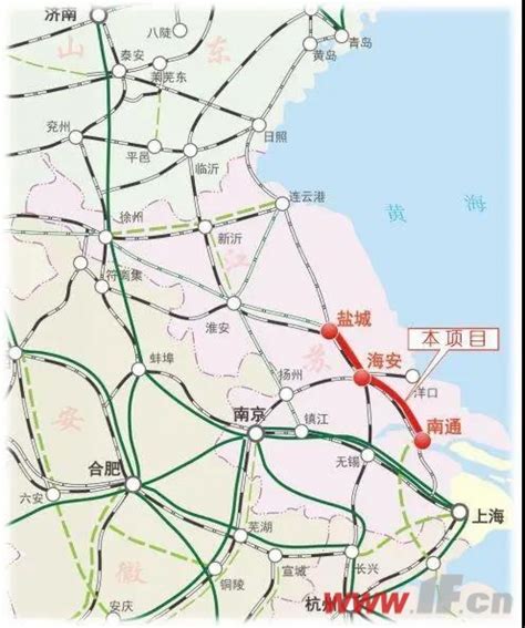 江苏北沿江高铁最新规划图一览- 南京本地宝