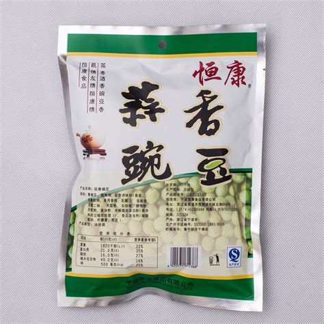恒康食品蒜香豌豆独立小包装138g
