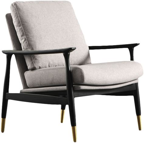 北欧休闲椅子现代极简阳台实木布艺新中式单椅客厅单人沙发椅卧室-单人沙发-2021美间（软装设计采购助手）