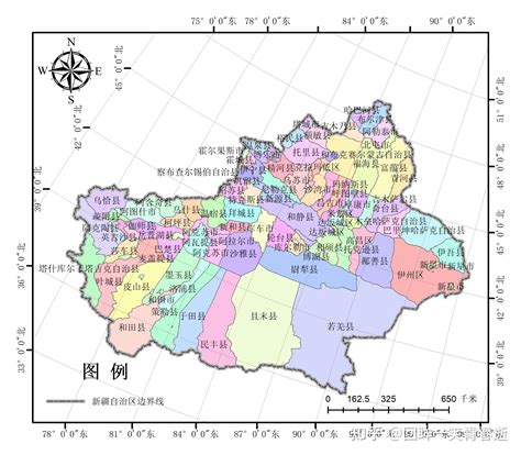 新疆北疆地图图片
