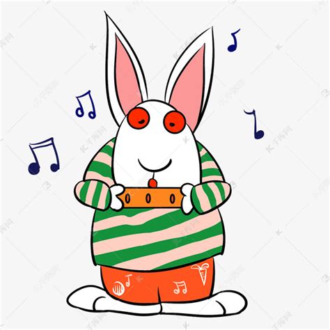 动物音乐兔素材图片免费下载-千库网