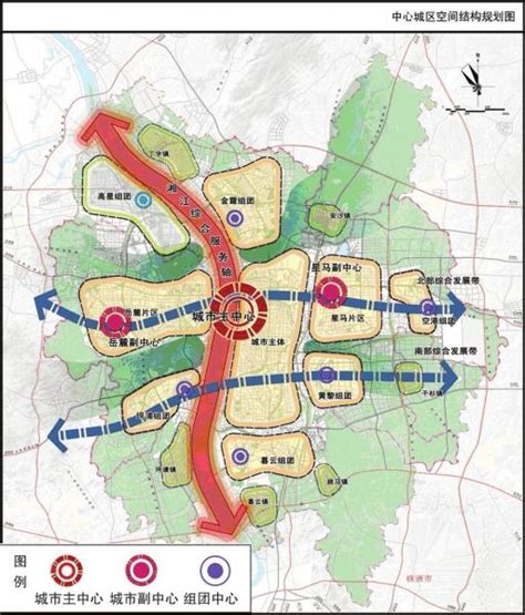 长沙2020年城市规划图_长沙规划2035