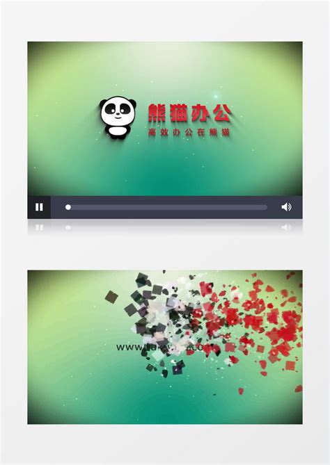 简约清新片头开场视频LOGO展示AE视频模板下载_LOGO_图客巴巴