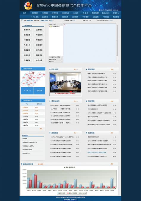 公安网站模板图片_公安网站模板设计素材_红动中国