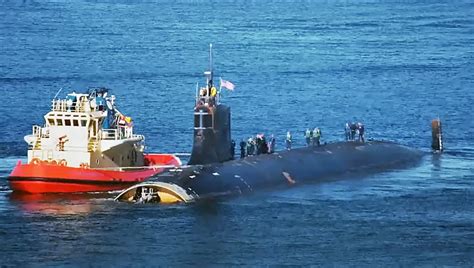 美国核潜艇近况：艇身完好 事故可能发生在水线下
