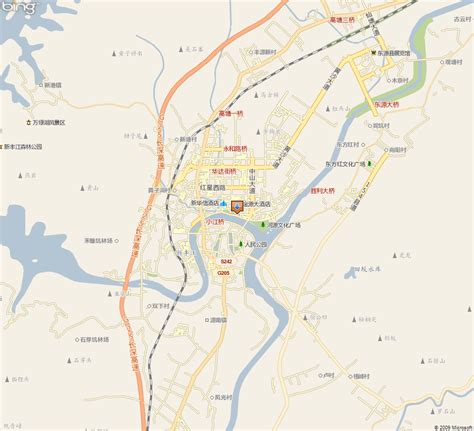 河源市地图 - 河源市卫星地图 - 河源市高清航拍地图 - 便民查询网地图