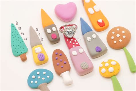 轻粘土画作品图片