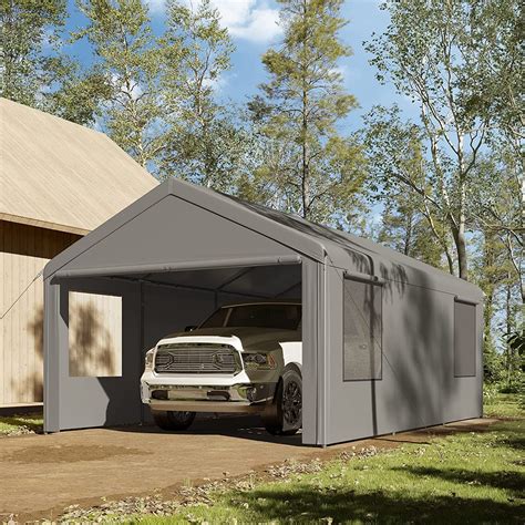 移动式停车帐篷家用铝合金车棚活动帐篷户外遮阳停车棚装配式车棚-阿里巴巴