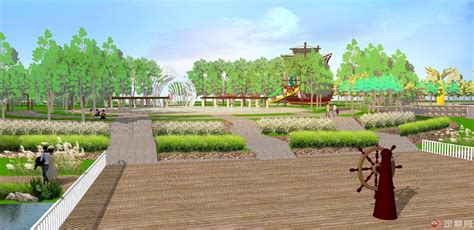 江西九江滨河绿地主题公园景观设计-杭州易境设计工作室