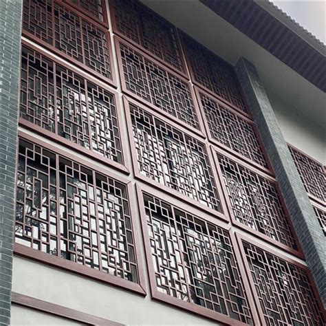 湖北咸宁定制铝窗花铝窗花生产设计铝窗花供应商_门窗型材-佛山市广焊建材有限公司