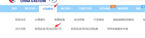 东方航空网上航班延误/取消证明打印步骤-百度经验