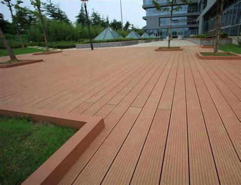 佳木斯塑木空心地板 140*25户外地板 景观凉亭仿实木生态PE地板-阿里巴巴
