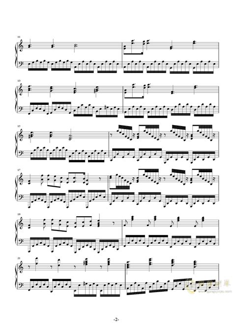 王菲暗涌（纯演奏版，完美版）钢琴谱 - EE钢琴谱
