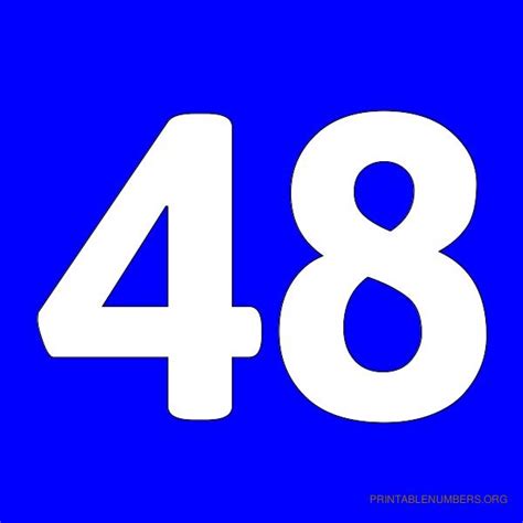 Number 48 sign hi-res stock photography and images - Alamy