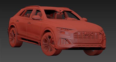 Audi Q8 55 TFSI Quattro S Line 2018 - 3D Model by Creator 3D