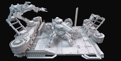 科幻机甲概念设计方案——MechStorm试做机|三维|机械/交通|三川sama - 原创作品 - 站酷 (ZCOOL)