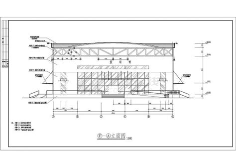 陕西铜川体育馆建筑设计CAD方案施工图_体育馆_土木在线