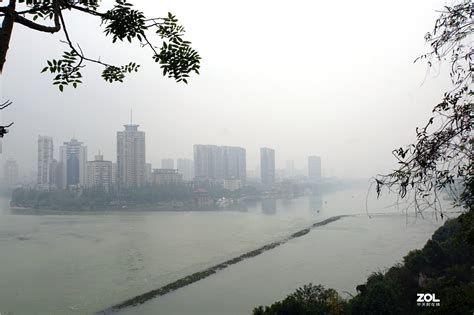 周末随拍129——雾中的岷江、青衣江、大渡河三江汇合处-中关村在线摄影论坛