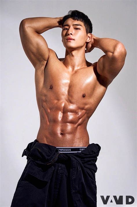 帅气的韩国健身小哥肌肉男模健体运动员 韩国 肌肉宝宝