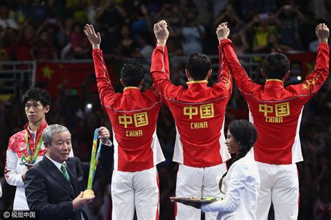 金牌瞬间：中国乒乓男团奥运三连冠