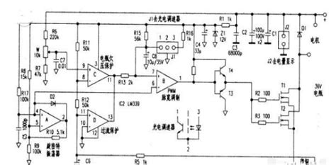 电动叉车控制器电路图(稳压电源/有刷控制器/89C2051控制器)-拍明芯城