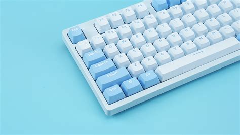达尔优A87天空蓝限定版机械键盘简评：伸手可触的蔚蓝__财经头条