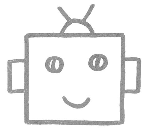 机器人简笔画 - 高清图片，堆糖，美图壁纸兴趣社区