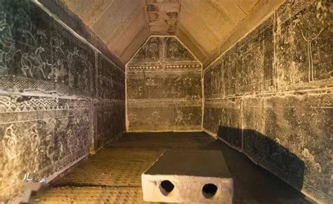 走进洛阳古代艺术博物馆 探秘二十五座地下墓穴_壁画