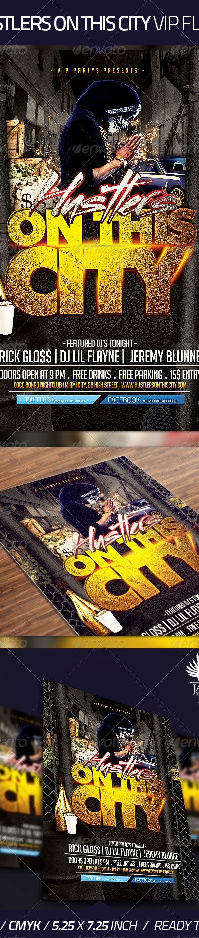 Hustlers on This City Flyer, Print Templates | GraphicRiver