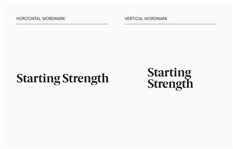 标志设计公司赏析Starting Strength力量训练设计-尼高品牌设计