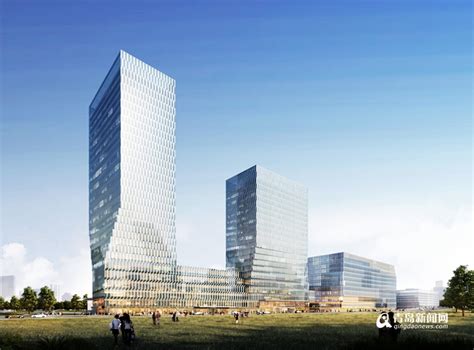 首发：崂山崛起142.5米高楼 国信金融中心2020年竣工 - 青岛新闻网