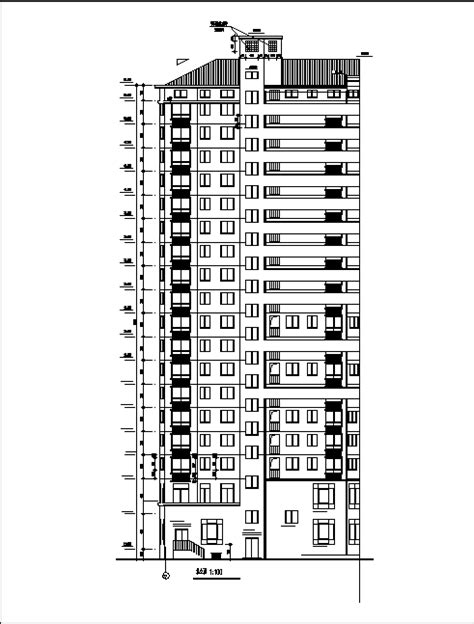 江西三套高层住宅楼建筑设计施工cad图纸（含说明）_图纸设计说明_土木在线