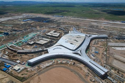 呼和浩特新机场航站楼多个项目集体开工_正北方网