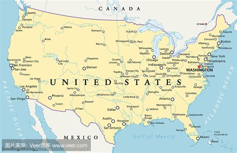 美国属于哪个洲、哪个洋的国家？美国的地理位置简介 - 必经地旅游网