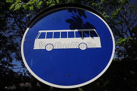 bus stop traffic sign in europe - Royalty free photo #29696916 ...