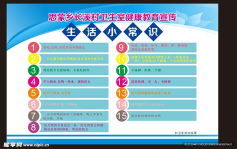 生活小常识图片