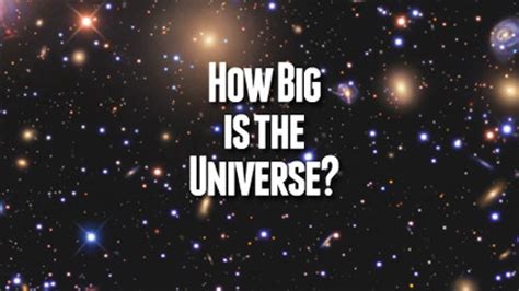 宇宙外面有什么？可观宇宙有多大