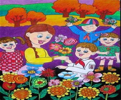 儿童画 教师节 - 堆糖，美图壁纸兴趣社区