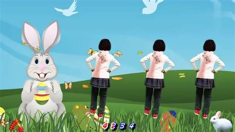 儿童舞蹈兔子舞幼儿舞蹈简单8步