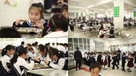 假期学校小学生吃饭高清图片下载-正版图片502099157-摄图网