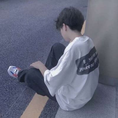 非主流孤独头像真人