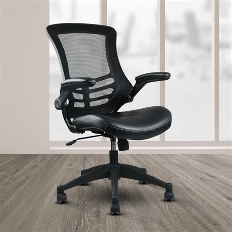 Techni Mobili Stylish Mid Back Mesh Office Chair with Tilt and Height ...