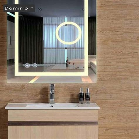 浴室镜子定制北欧化妆镜洗手间挂墙式防雾镜卫生间美式简约壁挂镜-阿里巴巴