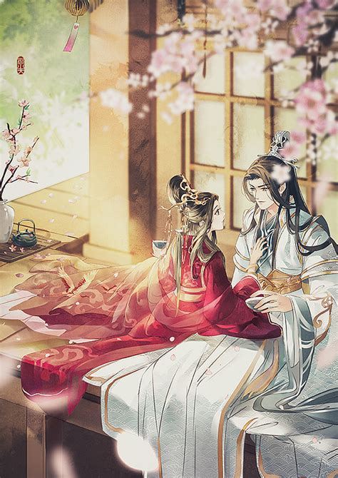 动漫男女插画图片