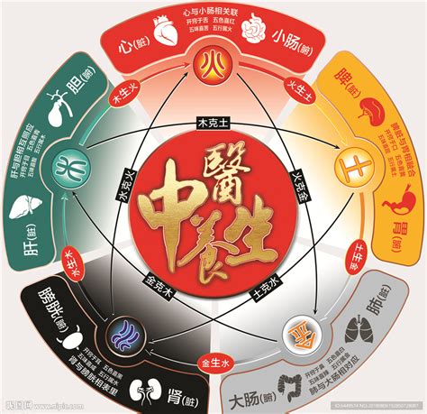 五行相生图图片