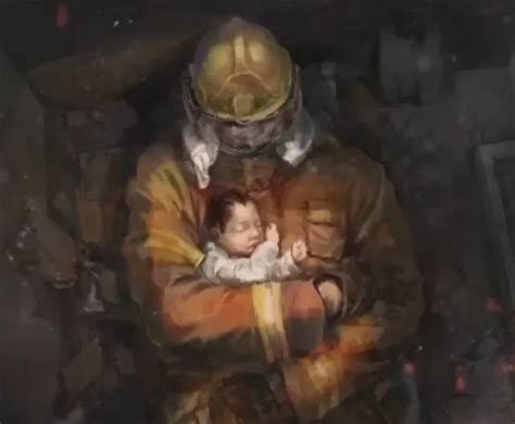 消防员坠楼死死护住女童自己牺牲 女童每年跟父母探望消防员家人_凤凰网