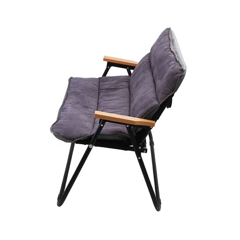 厂家定制户外休闲可折叠野营双人弹簧椅露营便捷加棉折叠椅出口-阿里巴巴