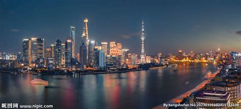星光璀璨的上海北外滩夜景高清图片下载-正版图片500409959-摄图网