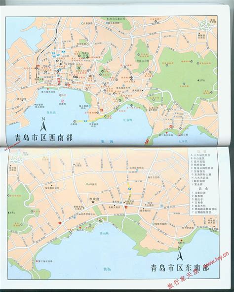 青岛市地图手绘青岛旅游地图素材图片免费下载-千库网